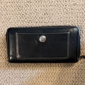 Coach Black Leather Wallet